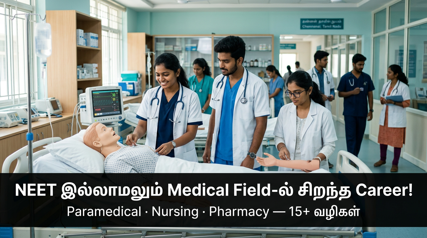 NEET இல்லாமலும் Medical Field-ல் சிறந்த Career!
